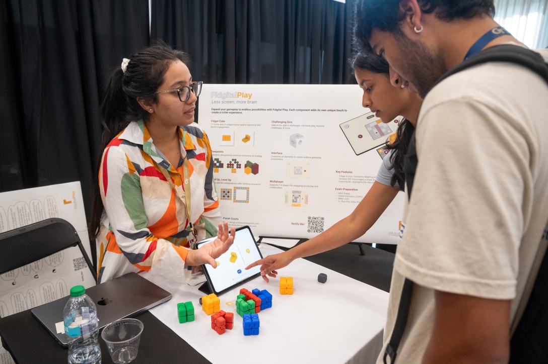 To tackle the issue of too much screen time for kids, Georgia Tech School of Industrial Design research assistant Palak Gupta created Fidgital-Play, a mobile app that reimagines play.