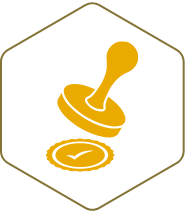 Icon graphic with a trophy and dollar sign showing awards won